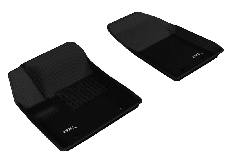 Dodge Avenger Floor Mats - Front - 3D MAXpider - Kagu Series - Black - `12-`14 Dodge Avenger Floor Mats - Front - 3D MAXpider - Kagu Series - Black - `12-`14